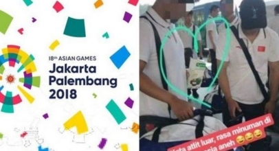 Kocak! Atlet Asal China Minum Santan Saat Coba Masakan Indonesia