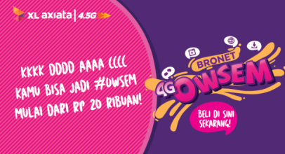AXIS Luncurkan 4 Paket Internet Murah Bronet 4G Owsem