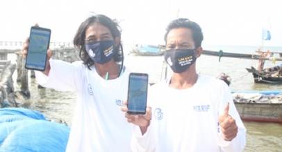 XL Corner: XL Axiata Kenalkan Aplikasi Laut Nusantara ke Nelayan Banten
