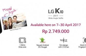 Cashback Menarik LG K10 di Erafone