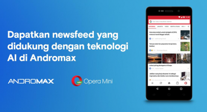 Opera Mini Berteknologi AI Tersedia di Andromax