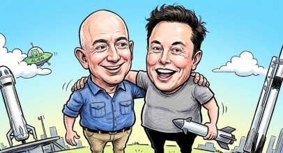 Elon Musk Puji Jeff Bezos Usai Suntik Rp 498 Triliun ke Blue Origin