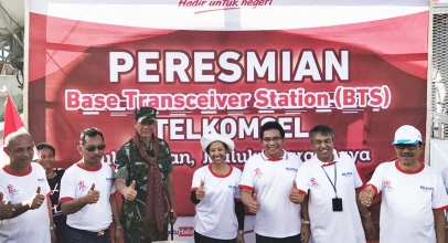 Layanan Telkomsel Kini Hadir di Pulau Liran