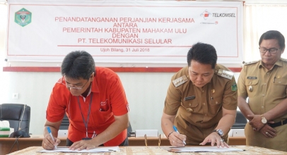 Telkomsel Tambah 3 BTS Baru di Mahakam Ulu