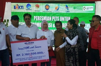 Telkomsel Bangun 108 BTS USO  di HUT RI ke 73