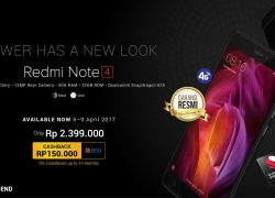 Lumayan, Beli Xiaomi Redmi Note 4 di Erafone Dapat Cash Back 150 Ribu