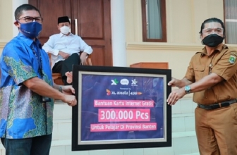 XL Axiata Sebarkan 300 Ribu Paket Data untuk Pelajar Banten