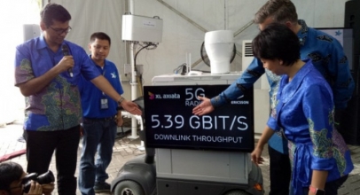 XL Axiata Uji Coba Jaringan Teknologi 5G di Outdoor