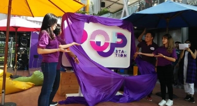 AXIS Pop Up Station Beri Wadah Kreatif Untuk Komunitas di Pekanbaru