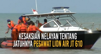 Kesaksian Nelayan Ungkap Detik-Detik Jatuhnya Lion Air JT 610