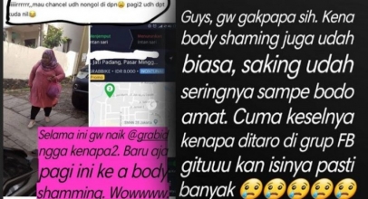Kisah Viral, Penumpang Taksi Online Mengalami Body Shaming