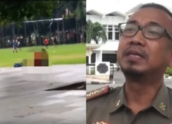 VIRAL! Sepasang Remaja Nekat Mesum di Alun-Alun Kota Jember