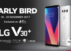 Early Bird LG V30 Plus Selama 3 Hari Gandeng JD.id