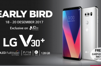 Early Bird LG V30 Plus Selama 3 Hari Gandeng JD.id