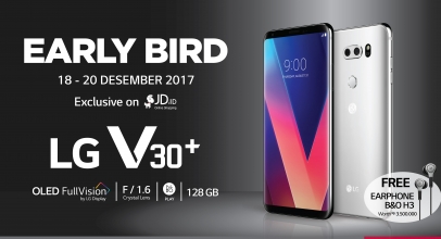Early Bird LG V30 Plus Selama 3 Hari Gandeng JD.id