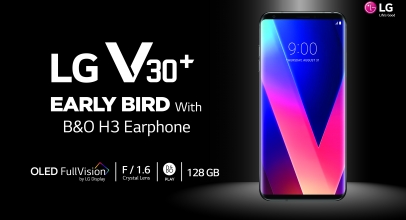 Early Bird LG V30 Plus Lengkap dengan Earphone B&O Play