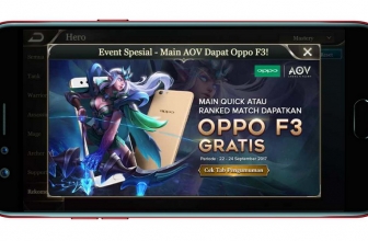 Buruan Main AOV dan Raih Oppo F3 dan Hadiah Menarik Lainnya