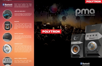 Speaker Nirkabel Polytron Seri PMA Hadir dengan Desain Futuristik