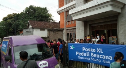 XL Axiata Antisipasi Jaringan dan Kirim Bantuan ke Pengungsi Gunung Agung