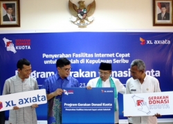 XL Axiata Lanjutkan Gerakan Donasi Kuota di Kepulauan Seribu