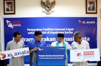 XL Axiata Lanjutkan Gerakan Donasi Kuota di Kepulauan Seribu