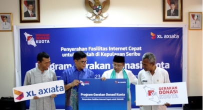 XL Axiata Lanjutkan Gerakan Donasi Kuota di Kepulauan Seribu