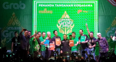 Grab dan PayTren Gandeng Startup Pesan Antar Makanan Jawa Tengah