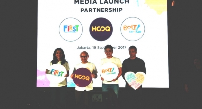 Demi Sajikan Hiburan Terbaik, First Media dan BOLT Berkolaborasi dengan HOOQ