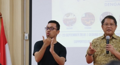 Kominfo di Hari Bahasa Isyarat Internasional 2018