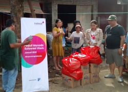 IOH Salurkan Bantuan kepada Korban Banjir dan Longsor Manado
