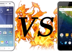 Samsung Galaxy J7 VS Axioo Venge X
