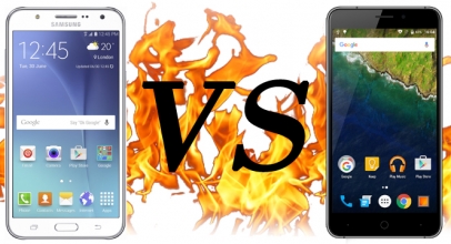Samsung Galaxy J7 VS Axioo Venge X