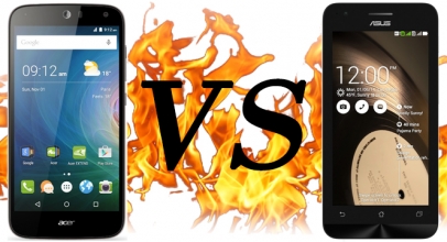 Acer Liquid Z320 VS Asus Zenfone C