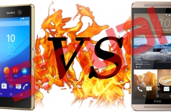 Sony Xperia M5 Dual VS HTC One E9+ Dual SIM