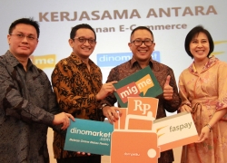 Indosat Dompetku Kerjasama Dengan Migme, Dinomarket, dan Faspay