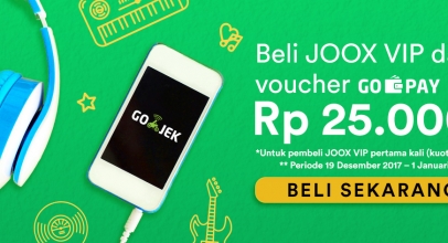 Joox dan Go-Jek Giatkan Kampanye Free Ride Free Music