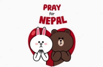 Ikut Donasi dengan Stiker LINE Pray for Nepal