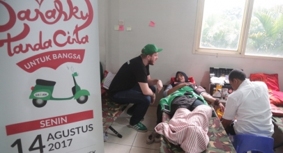 Go-Jek Gelar Donor Darah Massal Rayakan Hari Kemerdekaan