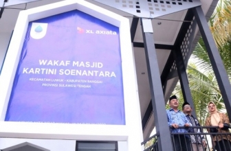 XL Axiata Dukung Pembangunan Masjid di Banggai