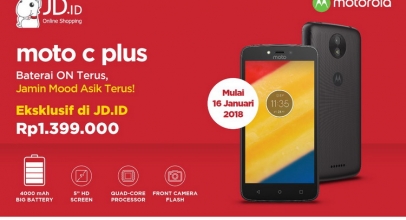 Moto C Plus Sudah Tersedia di JD.ID dengan Harga Terjangkau