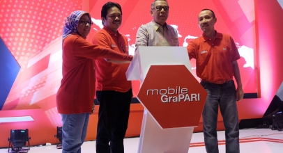 Armada Motor Mobile GraPARI Telkomsel Layani Pelanggan di Pelosok
