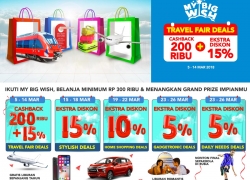 Jangan Lewatkan My Big Wish Travel Fair Blibli.com