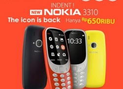 Nokia 3310 Reborn Siap Dilego Rp650 ribu