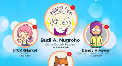 4 Kreator Muda Indonesia Menangkan BBM Sticker Contest