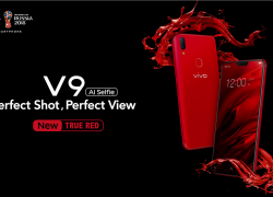 Vivo V9 True Red Tampil Lebih Energik