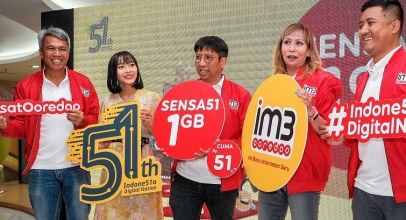 HUT 51 Indosat Ooredoo Tawarkan Paket 1 GB Cuma Rp 51 hingga 21 November 2018