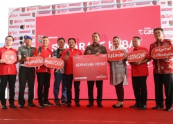 Telkomsel Luncurkan Layanan TCASH Pass di Bus Trans Semarang