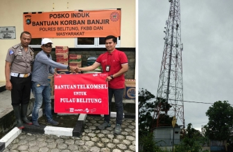 Belitung Terendam Banjir, Jaringan Telkomsel Tetap Normal