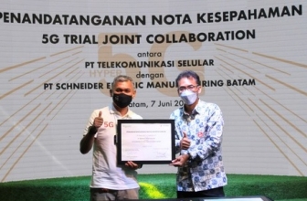 Telkomsel Bantu Schneider Electric Manfaatkan 5G