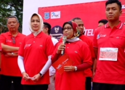 Heboh Pagelaran Telkomsel Tangerang City Run 9K